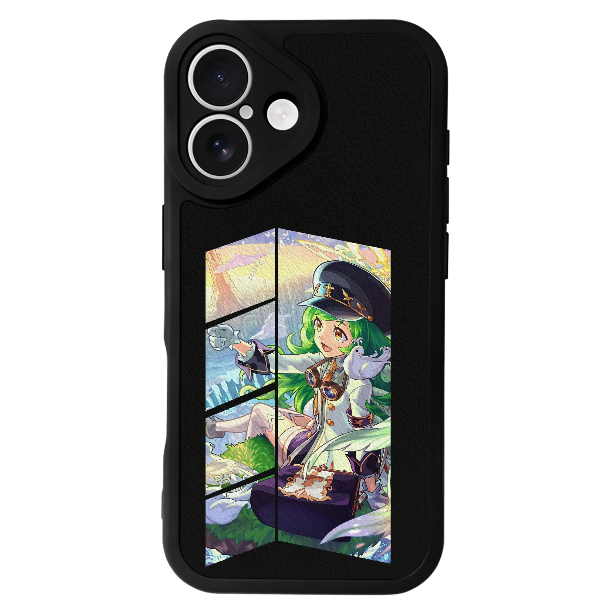 モンスト グッズ,ガブリエル - IPhone 16シリーズ対応 ・ シリコンスマホケース ・ レザー調 ・ 高精度フィット ・ 耐衝撃 ・ ワイヤレス充電対応 ・ 精密カット